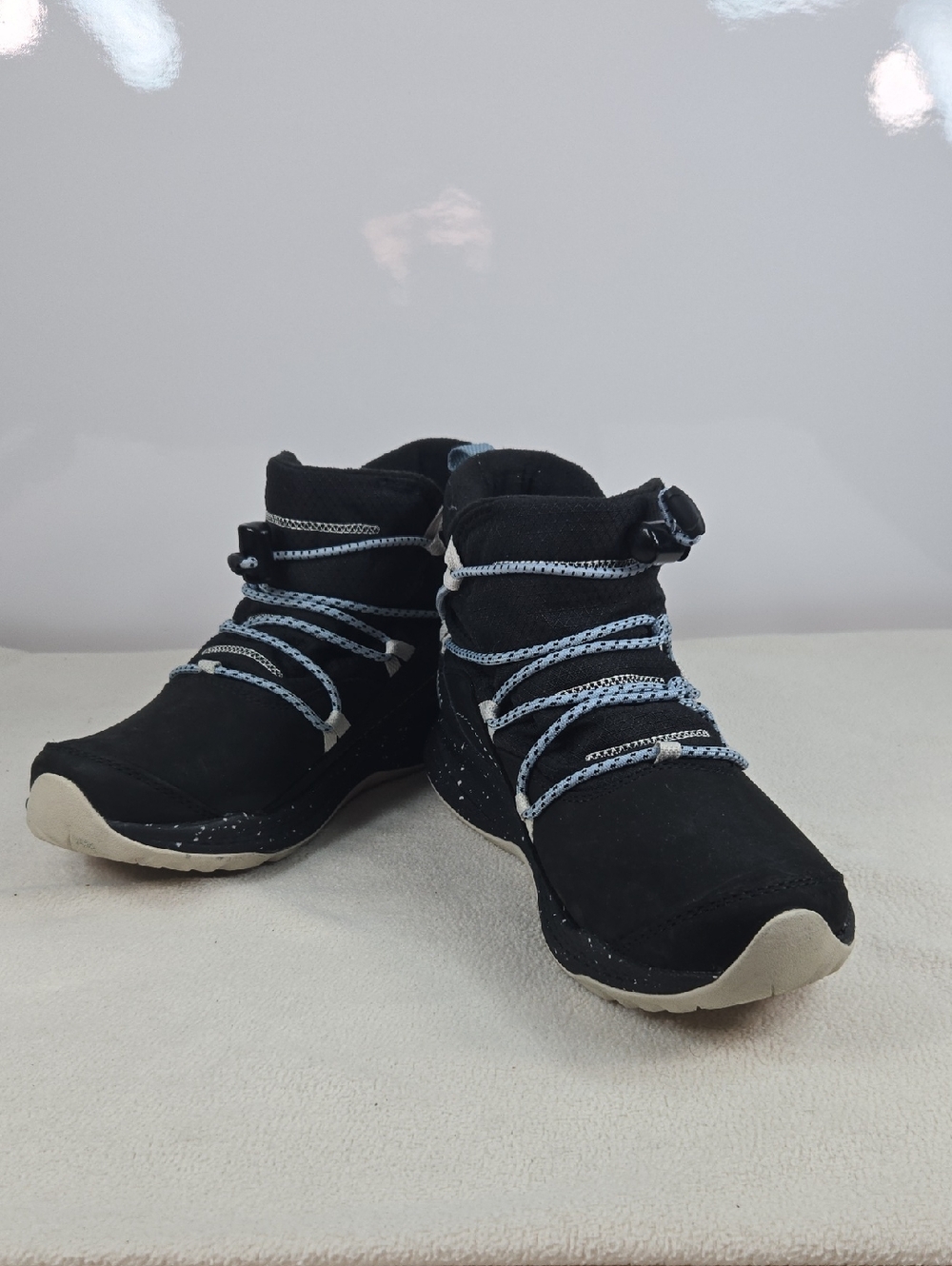 Merrel Women's Black Ankle Hiker with Contrast Laces - Waterproof